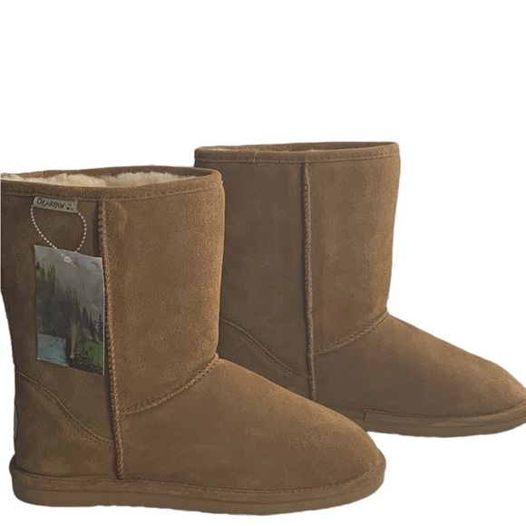 BearPaw Unisex 430U Dorado Cognac Boots - Picture 1 of 9